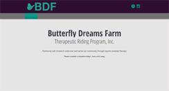 Desktop Screenshot of butterflydreamsfarm.org