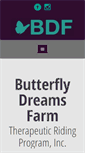 Mobile Screenshot of butterflydreamsfarm.org
